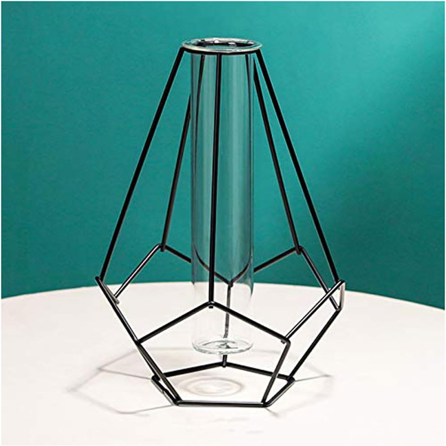 Sleek Minimalist Metal Vase - Aura Home Decor