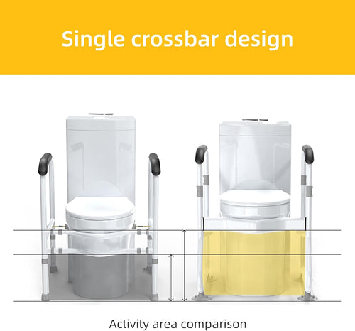 Adjustable Toilet Safety Frame - SafeGuard Essentials