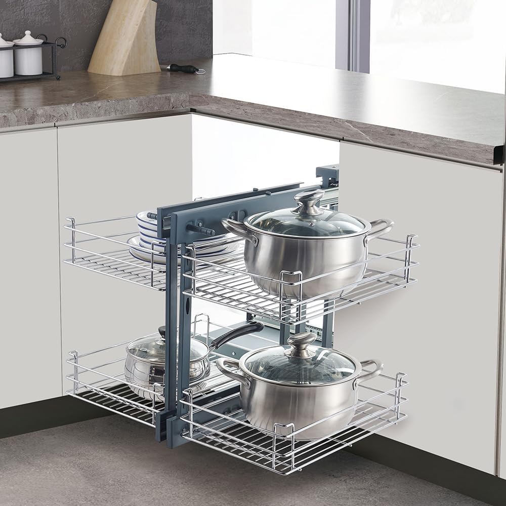 Corner Pull-Out Shelf - LuxeCabinet