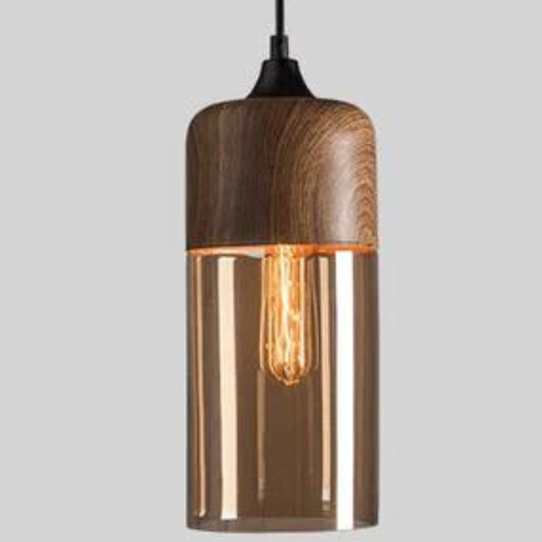 Scandinavian Wood Ceiling Light - LumaCraft
