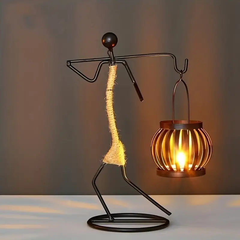 Vintage Candle Holder - LuxeAura