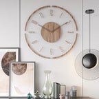 Scandinavian Wooden Wall Clock - TimberNest