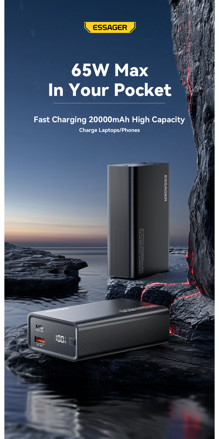 Power Bank 20000mAh - Voltara Charge