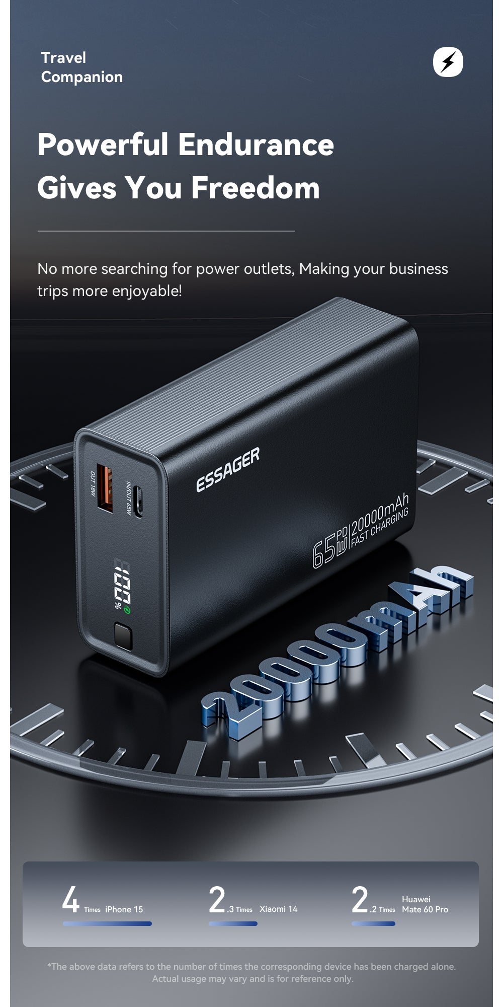 Power Bank 20000mAh - Voltara Charge