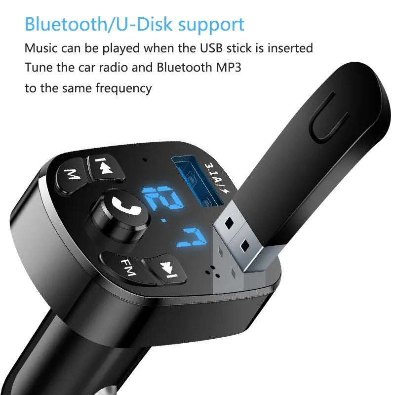 Bluetooth MP3 Car Player - LuxeDrive