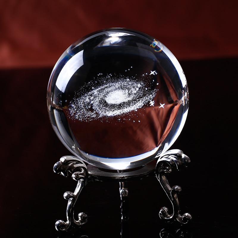 Galaxy Crystal Ball - Stellar Engraving Co.