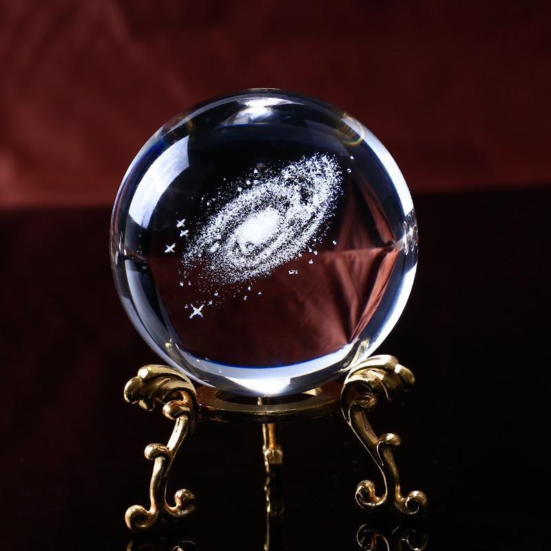Galaxy Crystal Ball - Stellar Engraving Co.