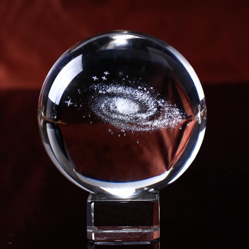 Galaxy Crystal Ball - Stellar Engraving Co.