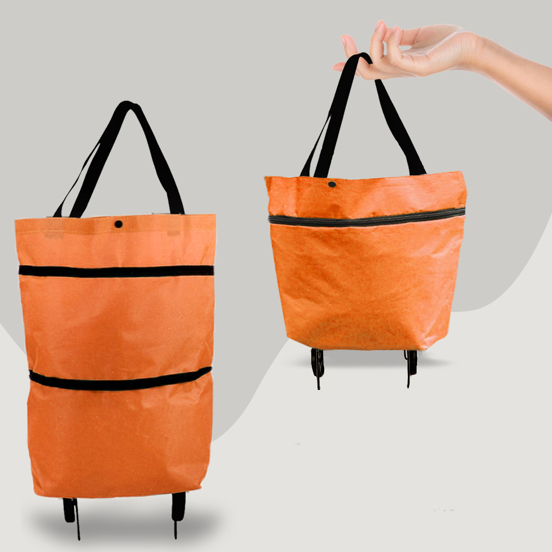Convertible Shopping Bag with Wheels - LuxeCarry