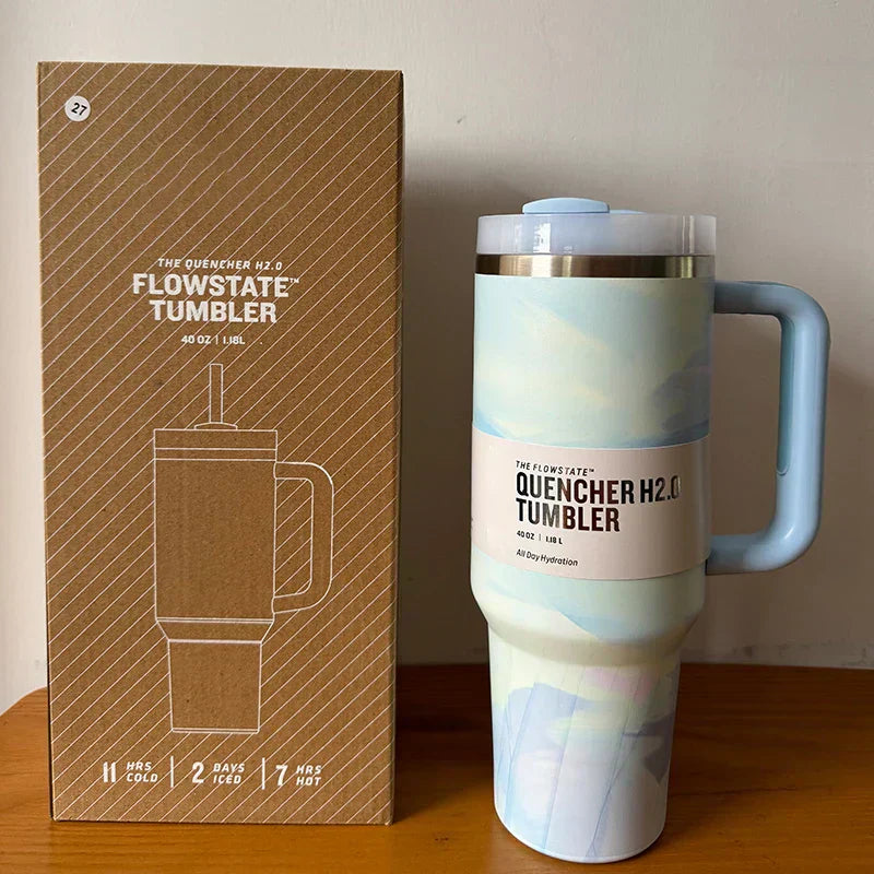 Insulated Travel Cup with Straw - LuxeSip