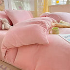 Cozy Flannel Fleece Duvet Cover - LuxeNest