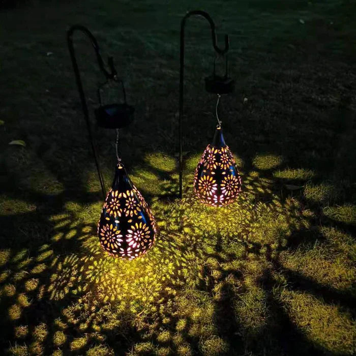 Solar Garden Lamp - LumaGlow, Weather-Resistant Design