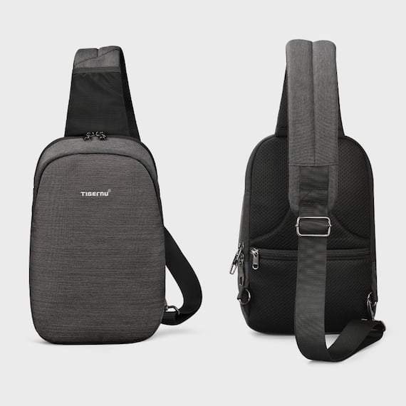Splashproof Crossbody Messenger Bag - AquaVibe Essentials