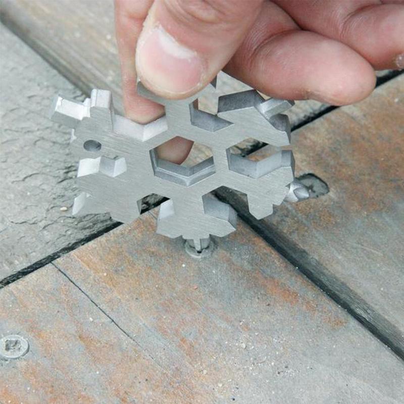Stainless Steel Snowflake Multi-Tool - GearCraft Elite
