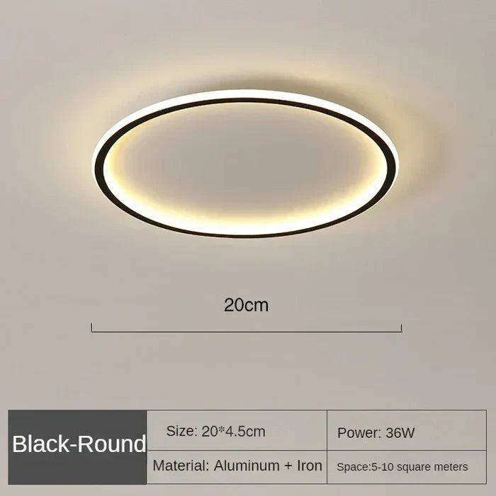 AuroraSphere Round Ceiling Light - Luminara Designs
