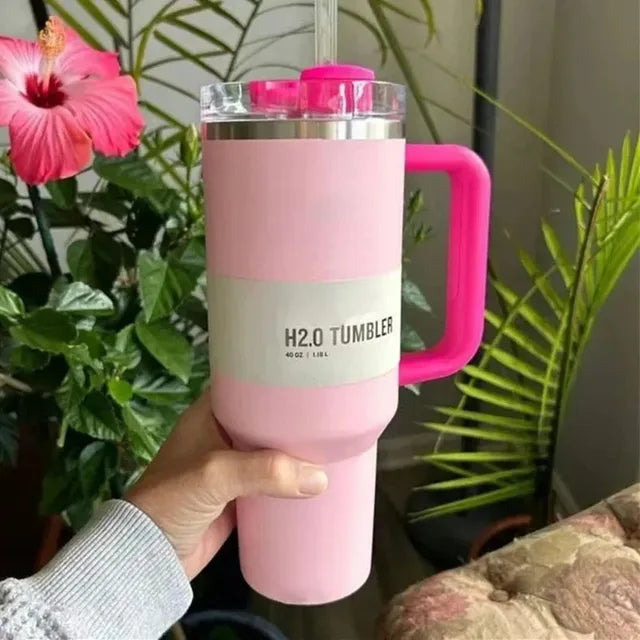 Insulated Travel Cup with Straw - LuxeSip