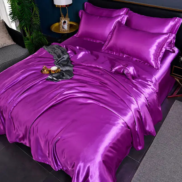 Silk Duvet Cover - LuxeDreams
