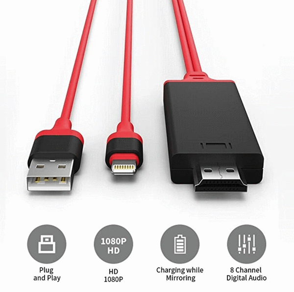 HDMI Adapter Cable for iOS - LuxeConnect