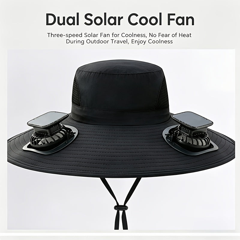 Sun Protection Fan Cap - Solara Gear