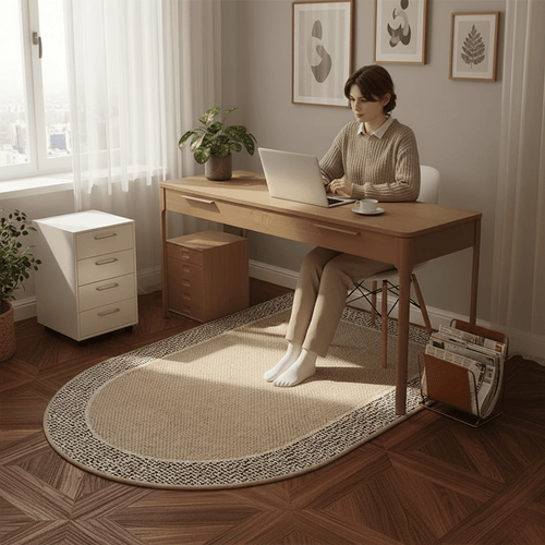 ClearStep Floor Protection Mat - LuxeGuard Transparent Shield