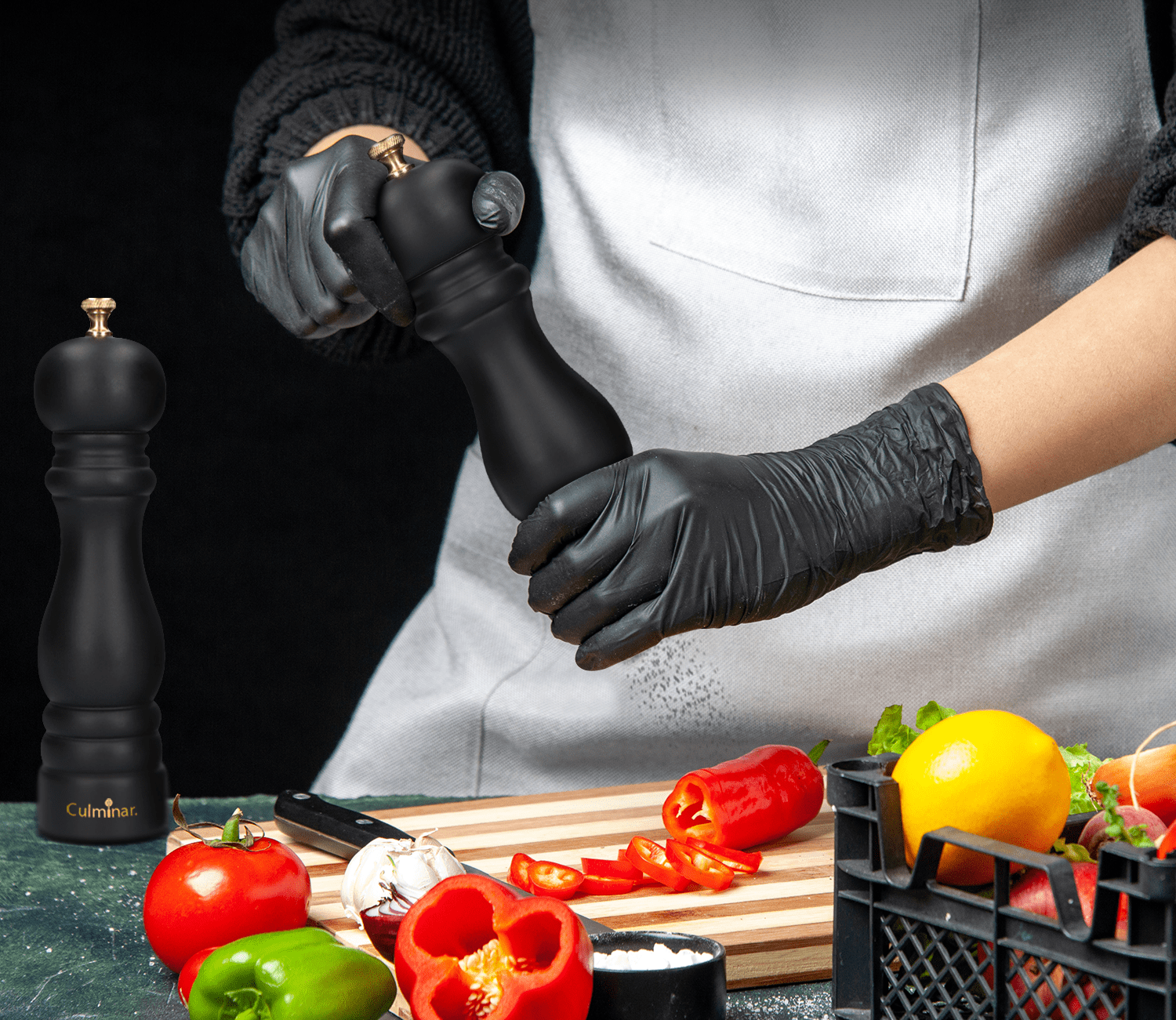Premium Salt and Pepper Mill Set - GrindMaster