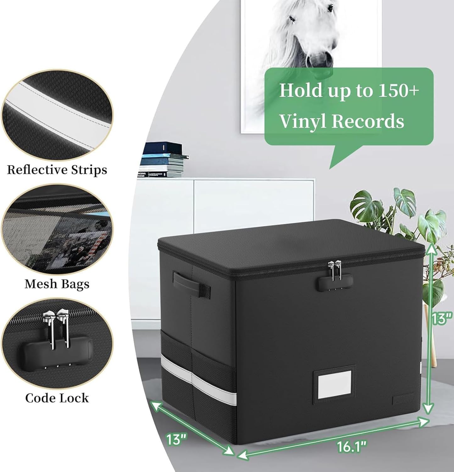 Vinyl Record Storage Case - Aria Vault