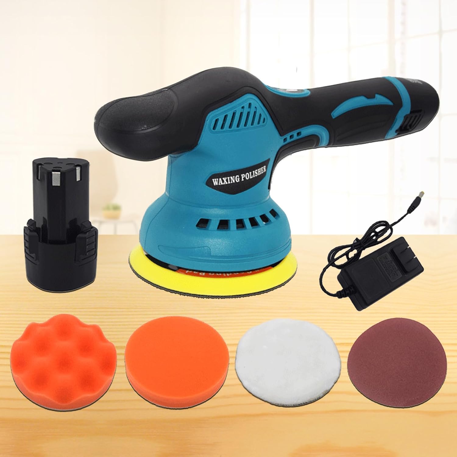 Cordless Car Polisher with 8-Speed Control - Luxor Shine