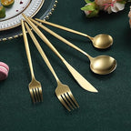 Sleek Minimalist Cutlery Set - LuxeTable