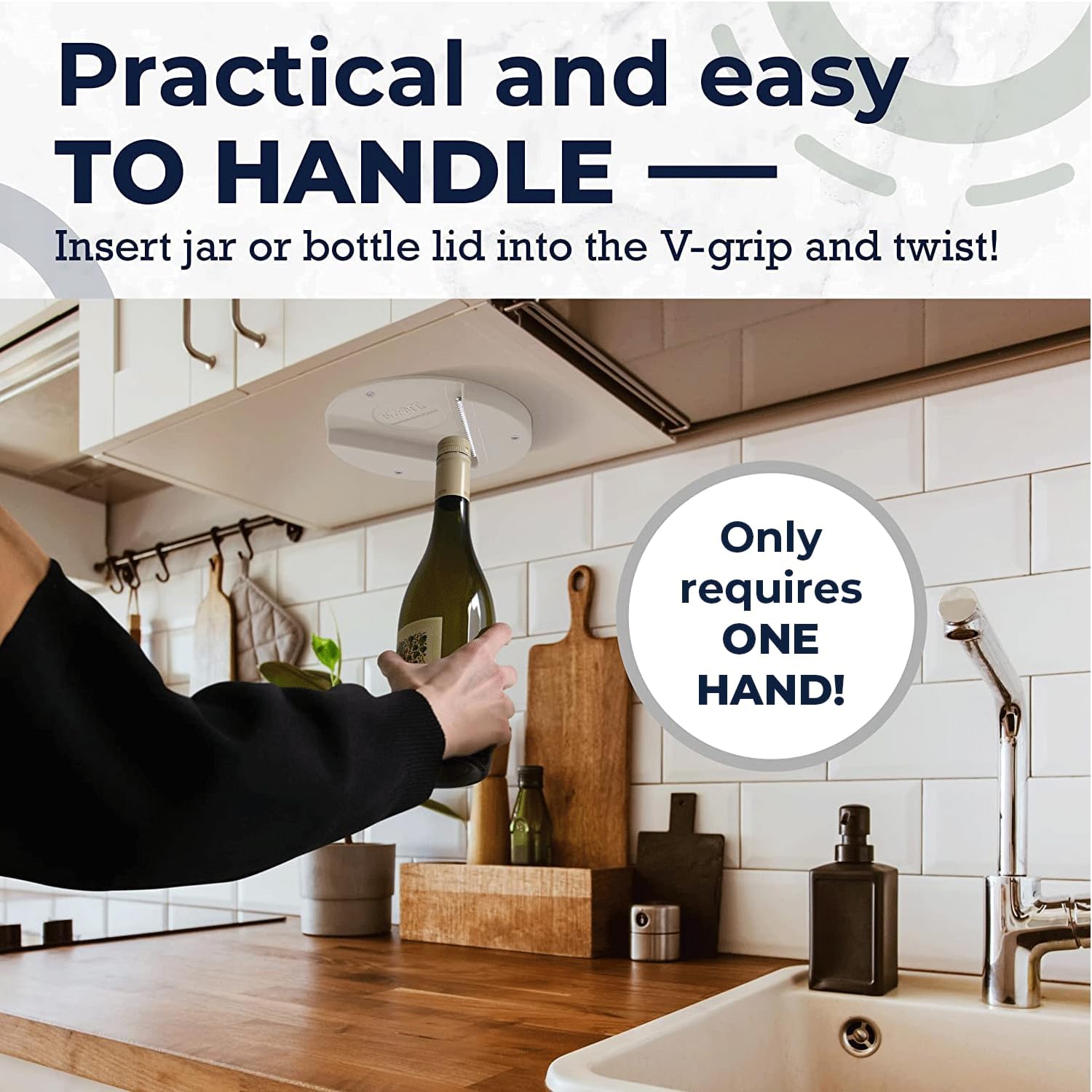 GripMate™ Easy-Twist Jar Opener - KitchenPro Essentials