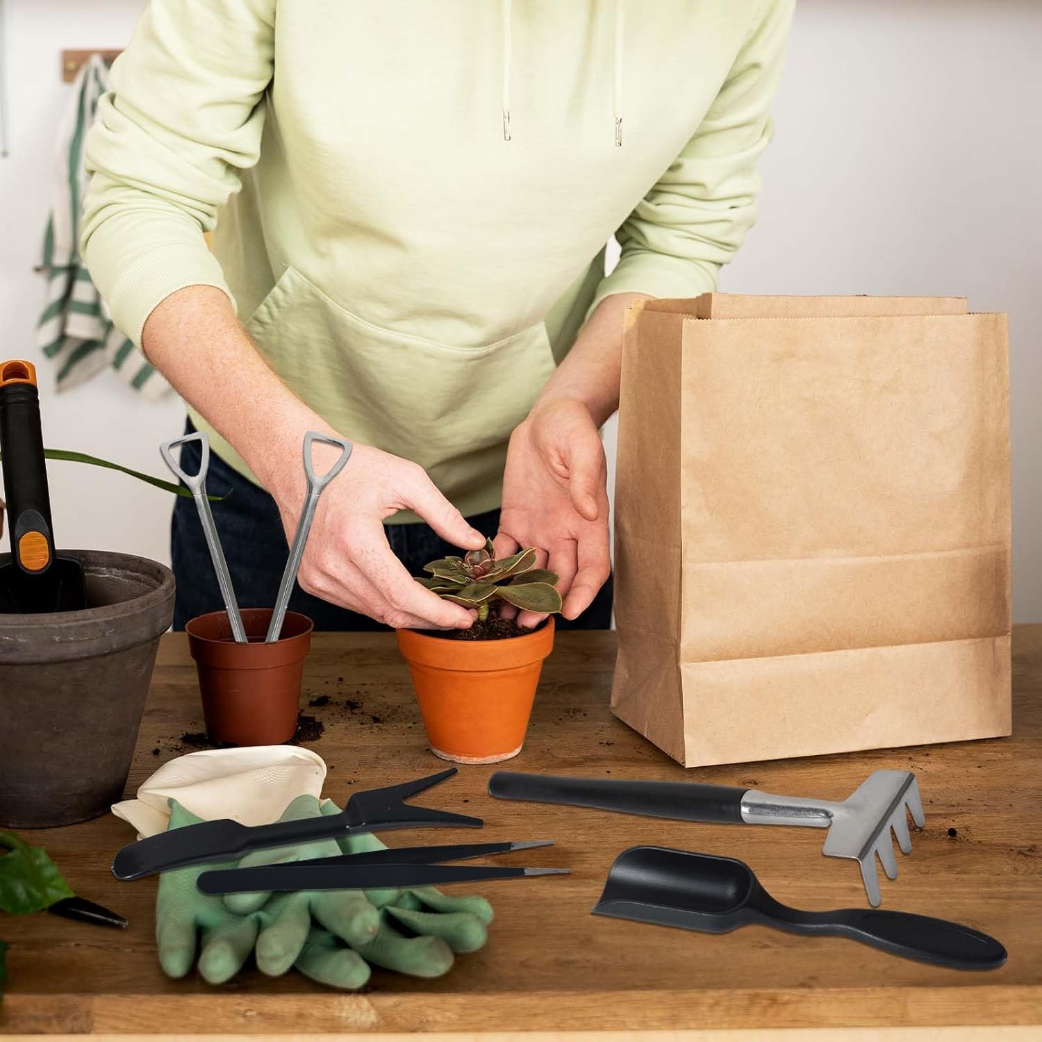 Succulent Tool Set - GreenNest Essentials with Storage Bag