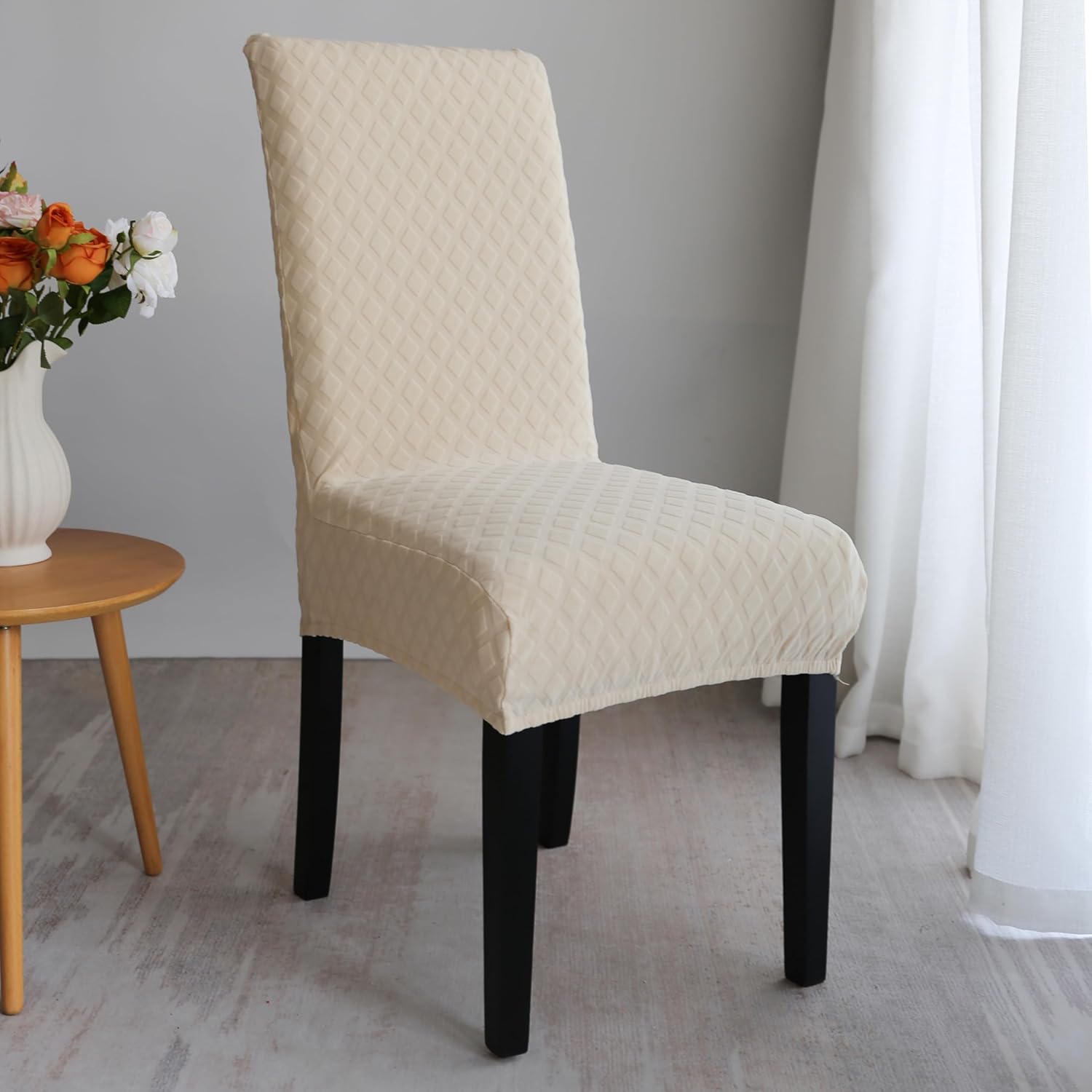 Stretch Dining Chair Covers Set - LuxeGuard