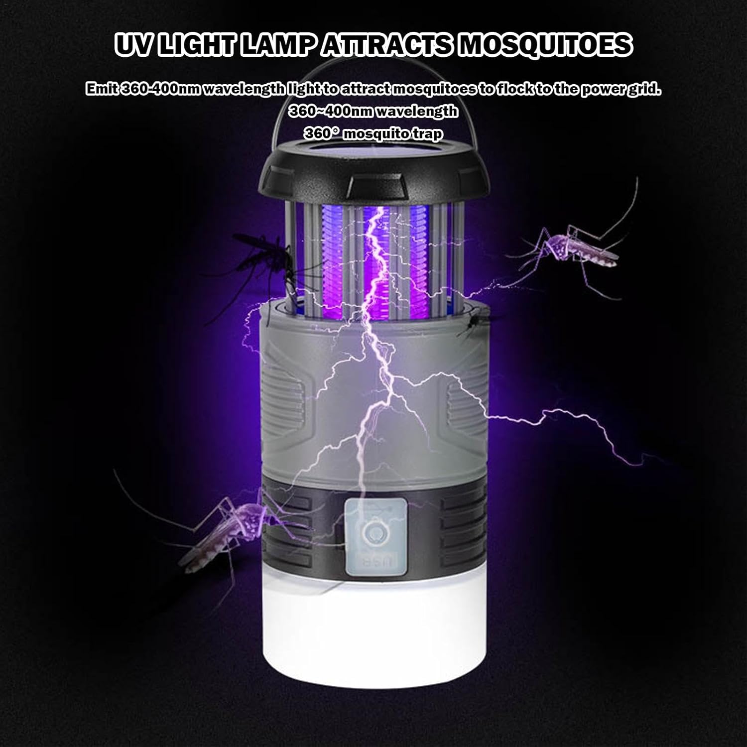 Solar Fly Trap with UV Light - EcoGuard