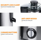 Cold Press Juicer with 3 Speeds - PureSqueeze