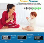 Digital Day Clock with 19 Reminders - LuminaTime