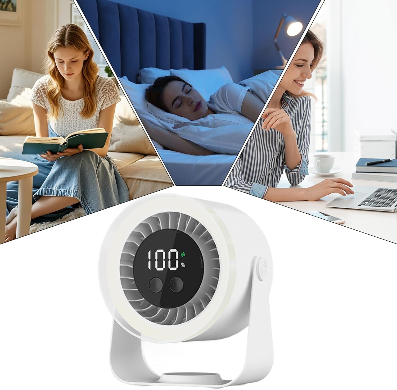 Silent Table Fan - Zephyra