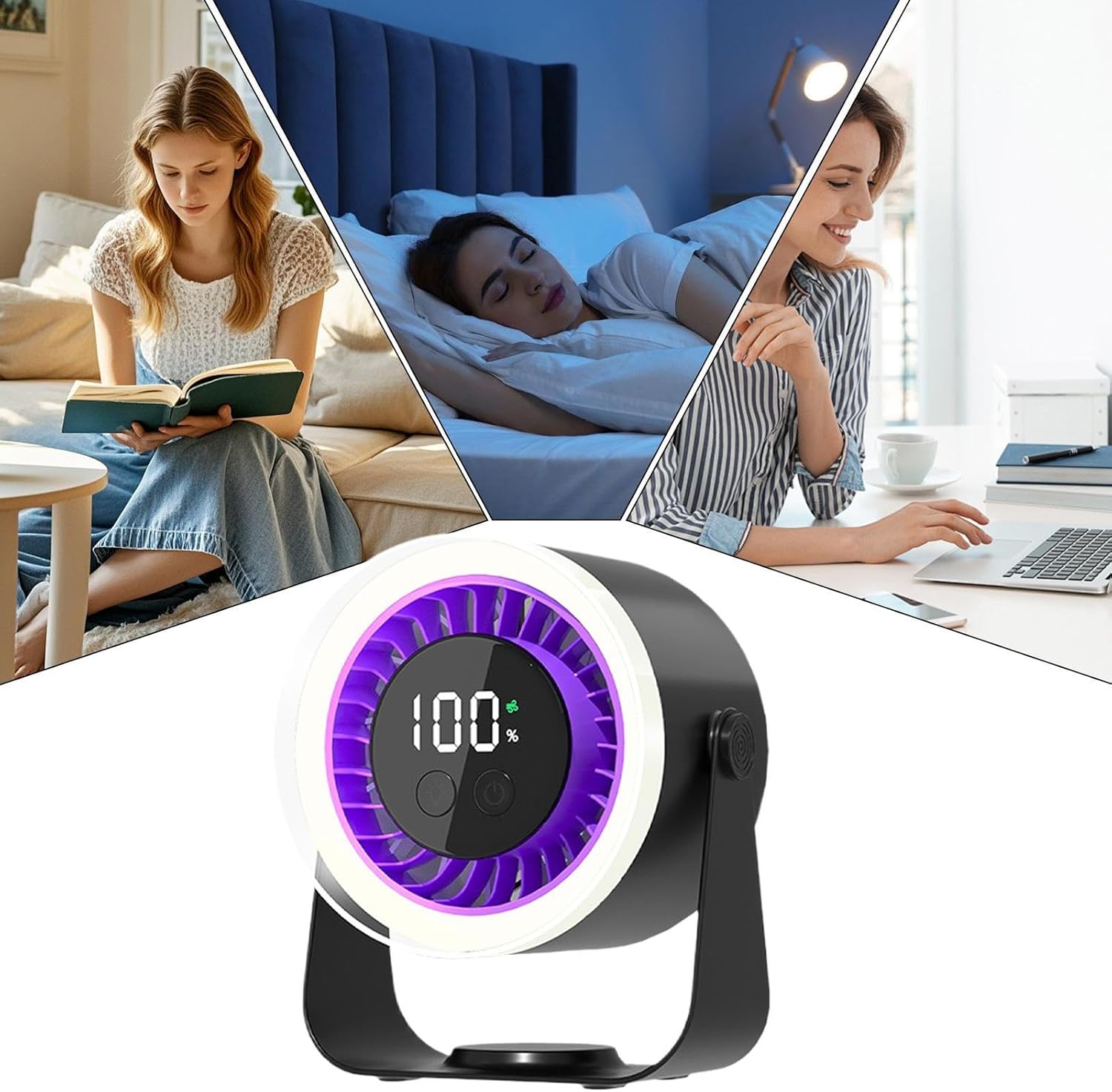 Silent Table Fan - Zephyra