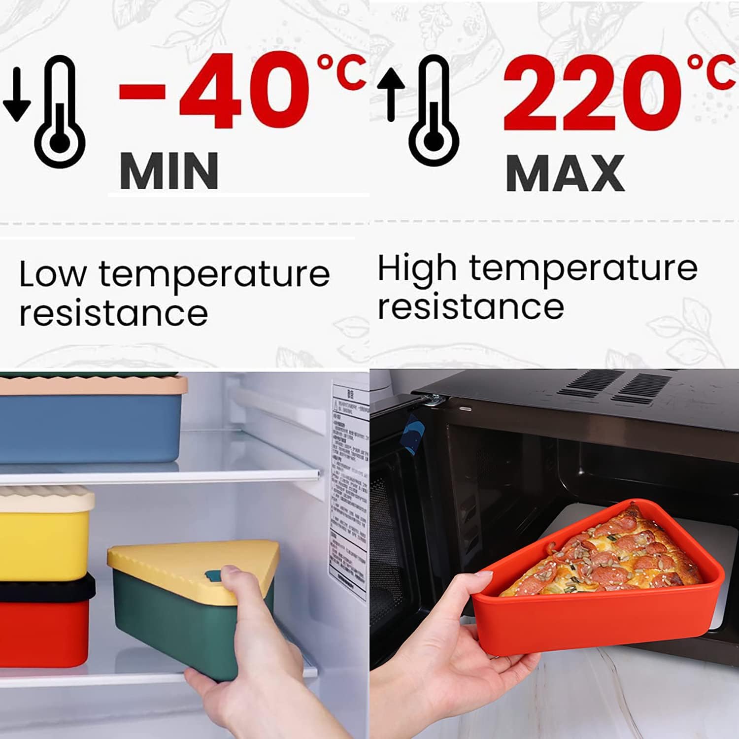 SliceSafe Pizza Storage Container - FreshGuard