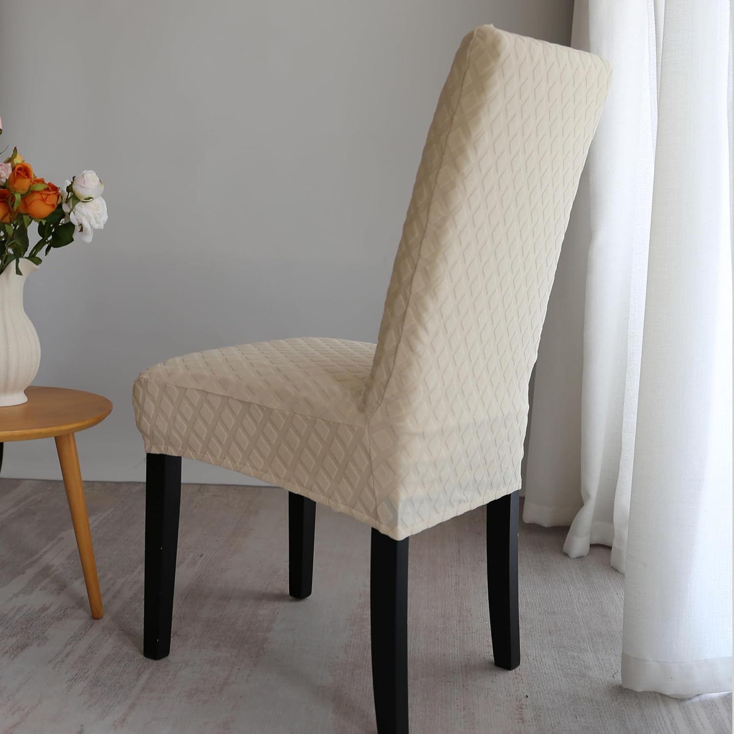 Stretch Dining Chair Covers Set - LuxeGuard