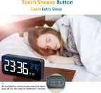 Digital Day Clock with 19 Reminders - LuminaTime