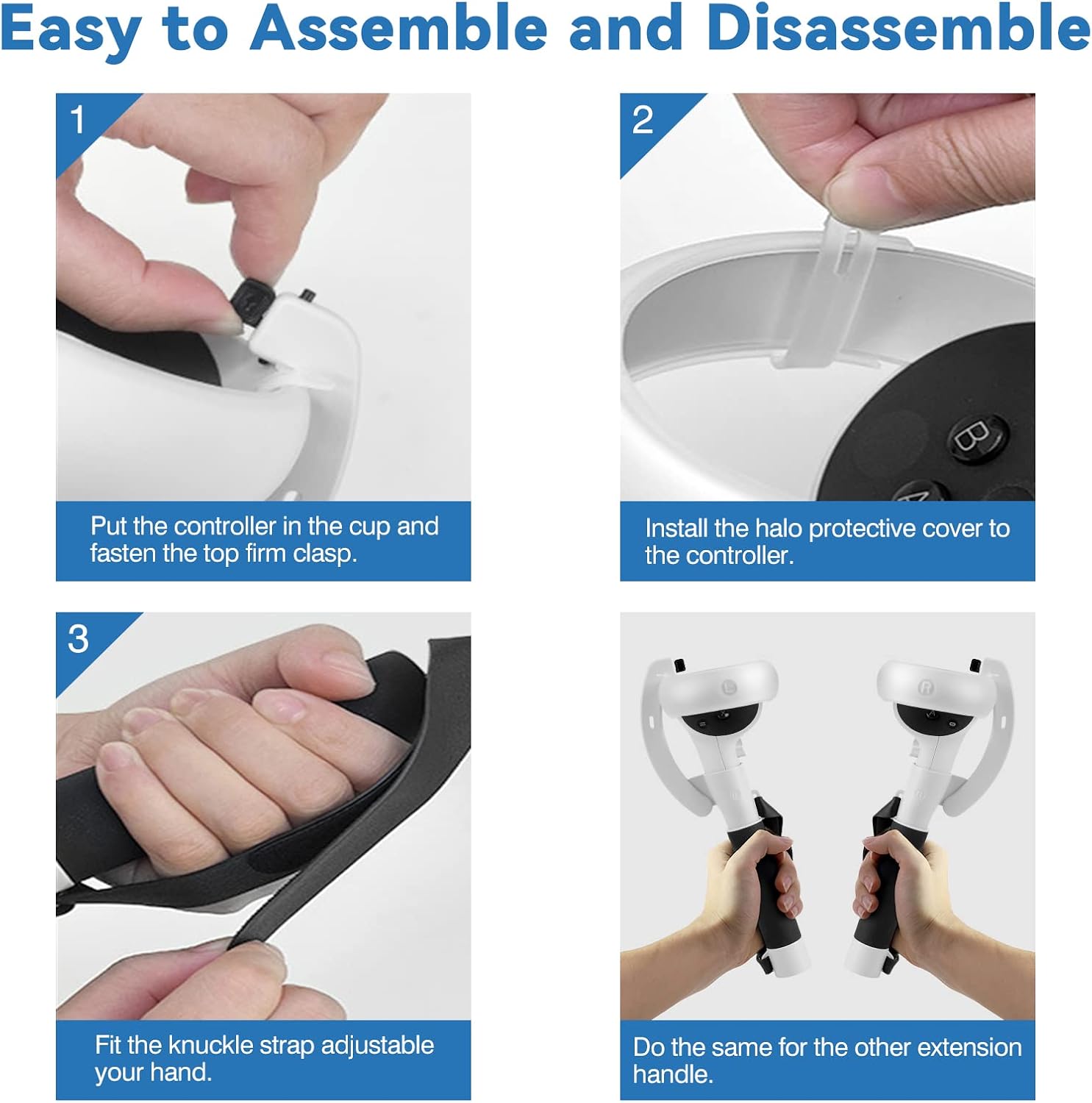VR Controller Extension Grips - Vortex Gear