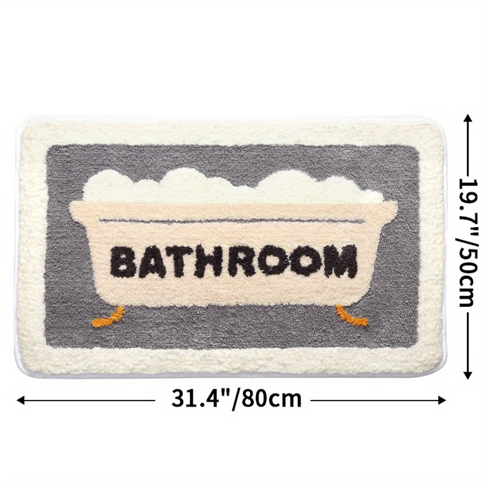 Superabsorbent Non-Slip Bathroom Mat - AquaNest