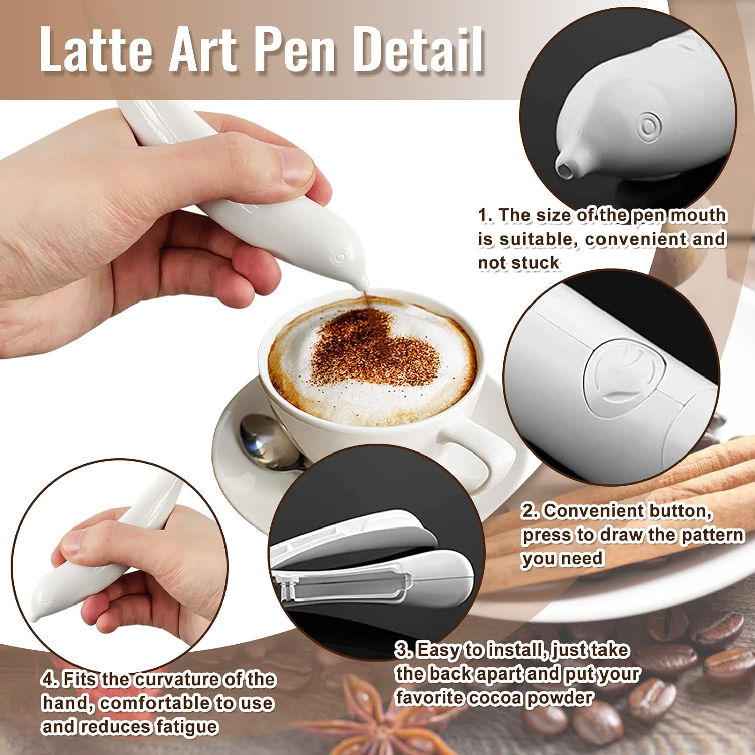 LatteArt Master™ - Precision Milk Frother for Barista Quality
