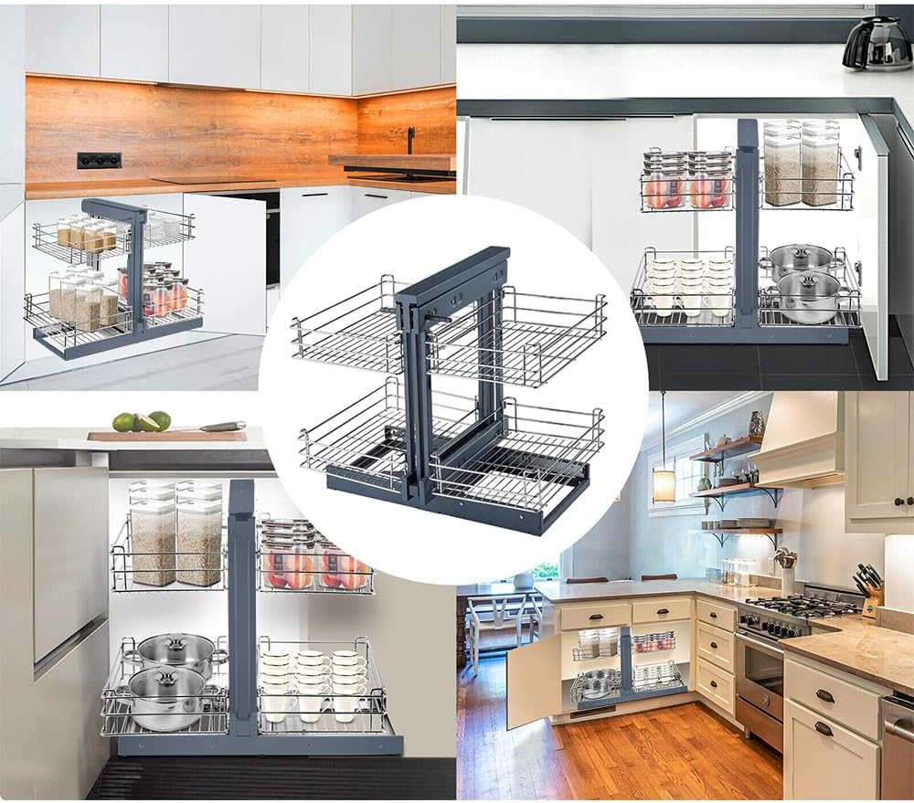 Corner Pull-Out Shelf - LuxeCabinet