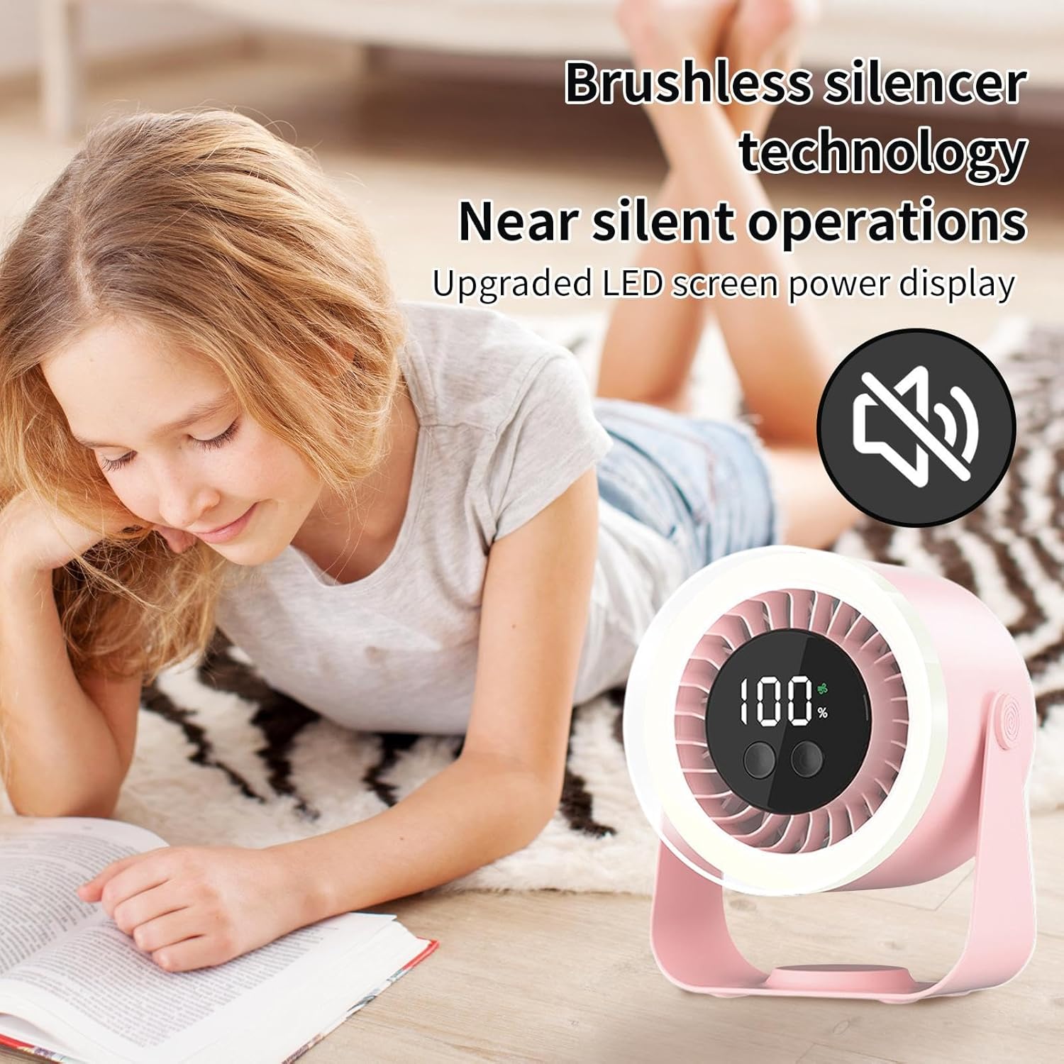 Silent Table Fan - Zephyra
