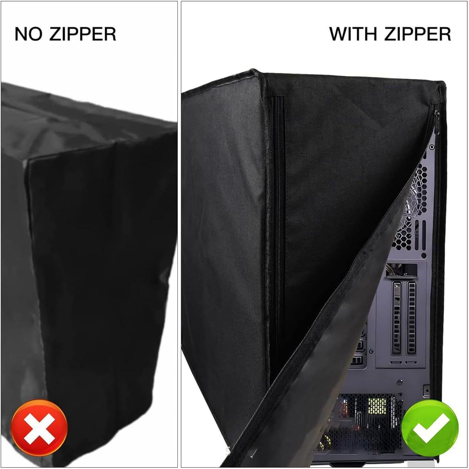Waterproof CPU Dust Cover with Zippers - TechGuard