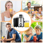 Cold Press Juicer with 3 Speeds - PureSqueeze