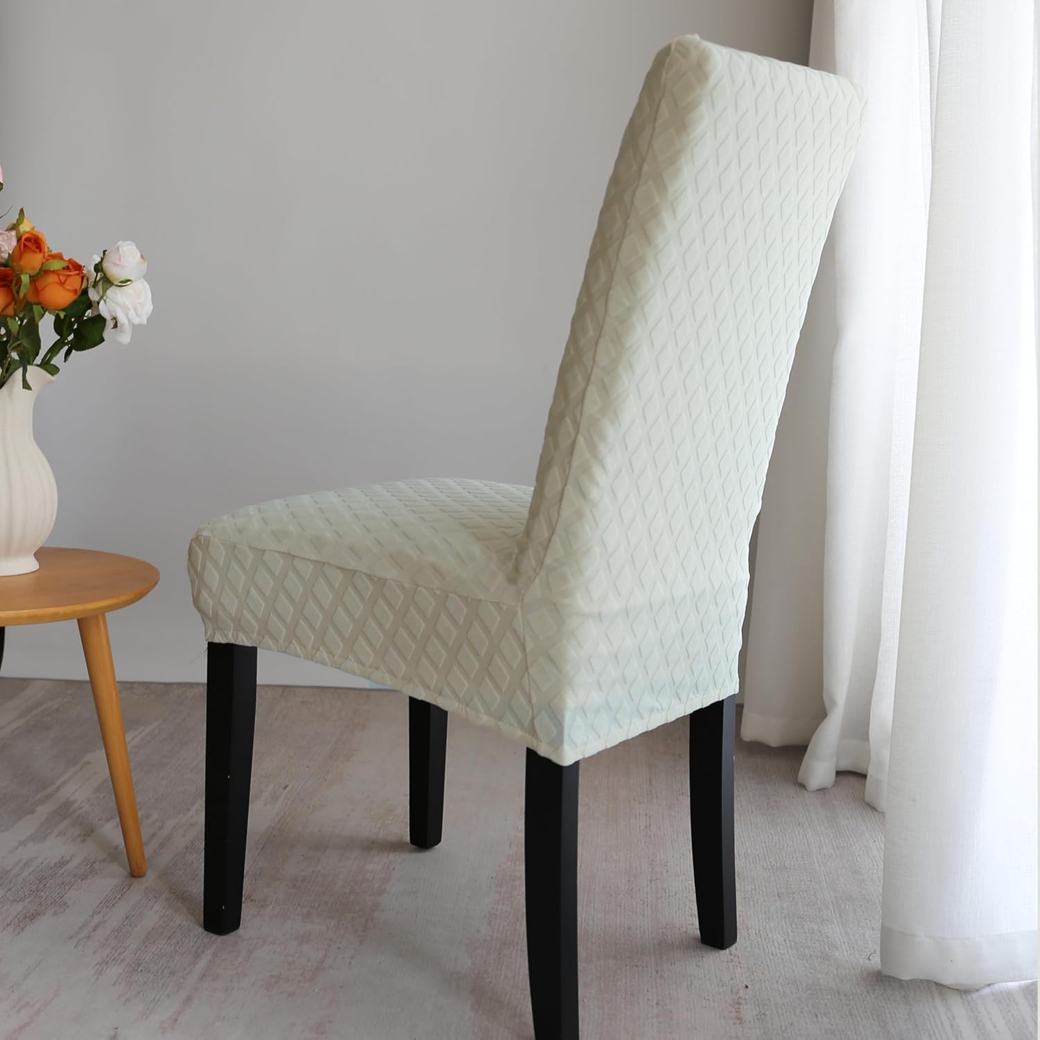 Stretch Dining Chair Covers Set - LuxeGuard