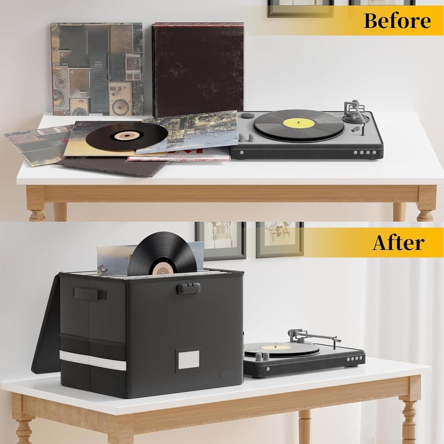 Vinyl Record Storage Case - Aria Vault