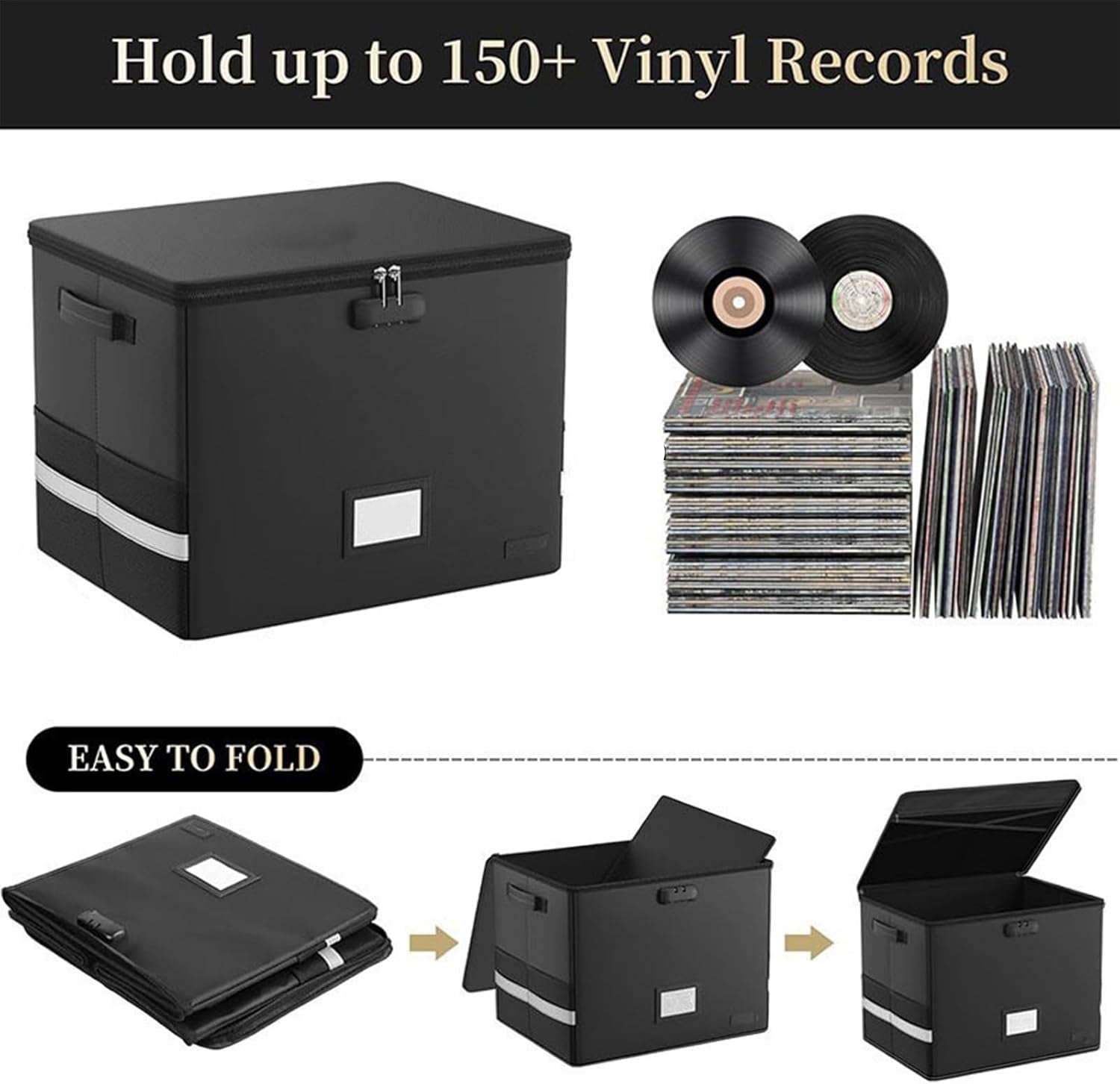 Vinyl Record Storage Case - Aria Vault