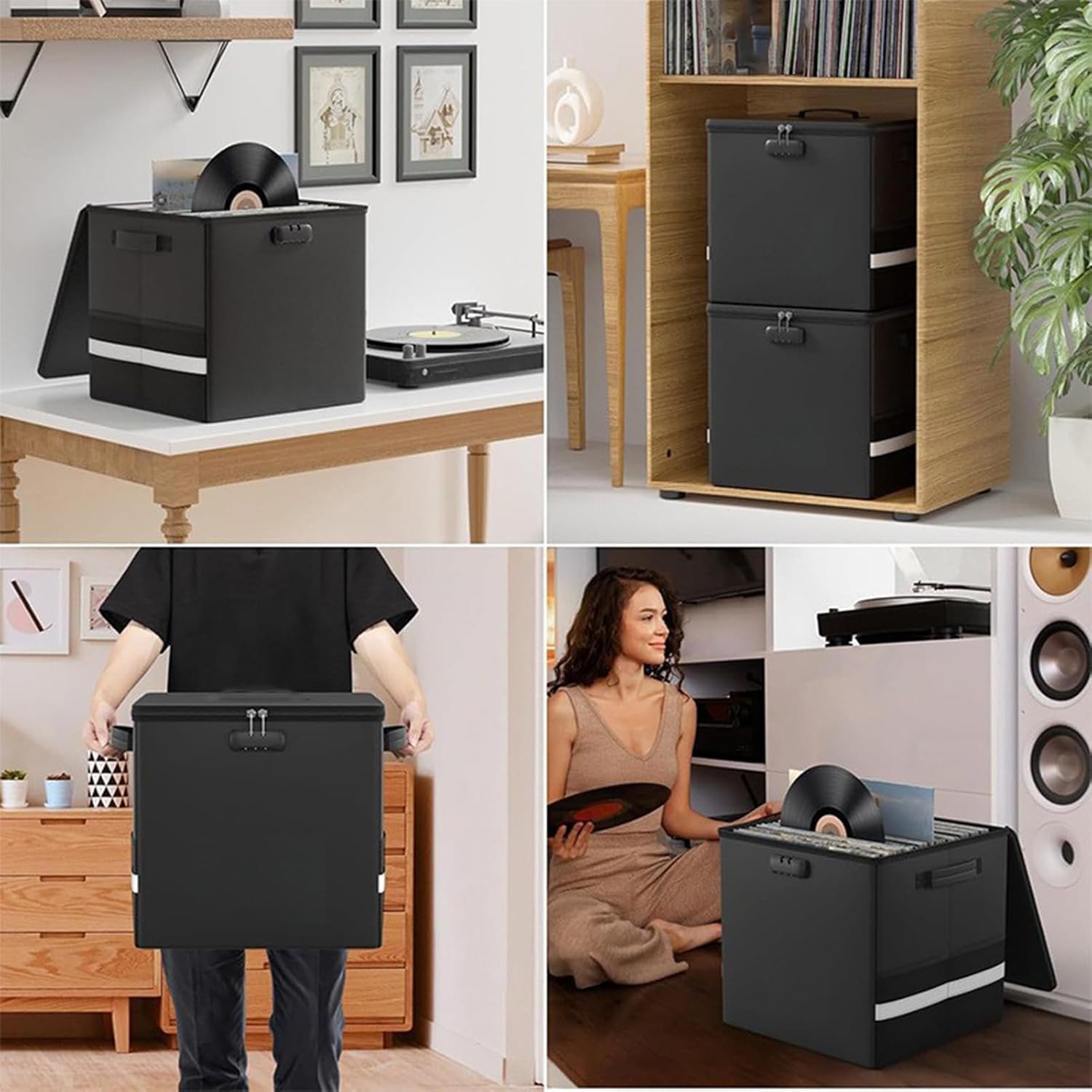 Vinyl Record Storage Case - Aria Vault